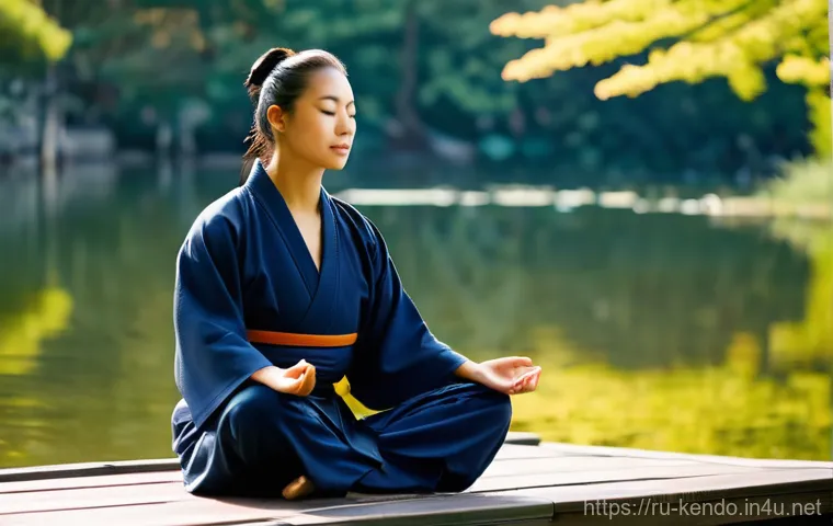 검도 시합 후 회복법 - **Prompt 2: Nourishing Meal for Energy Replenishment**
    "A Kendo practitioner, looking calm and c...