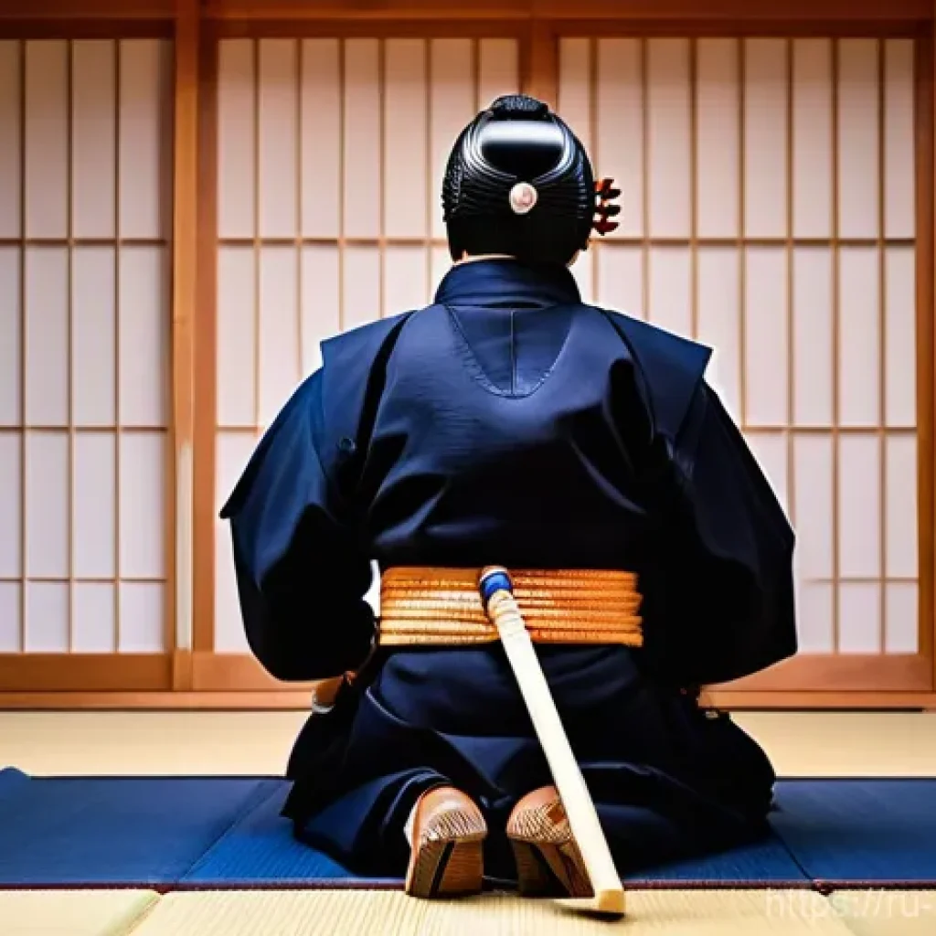 검도 경기 시 복장 규정 - Here are three detailed image prompts for Kendo, adhering to your guidelines: