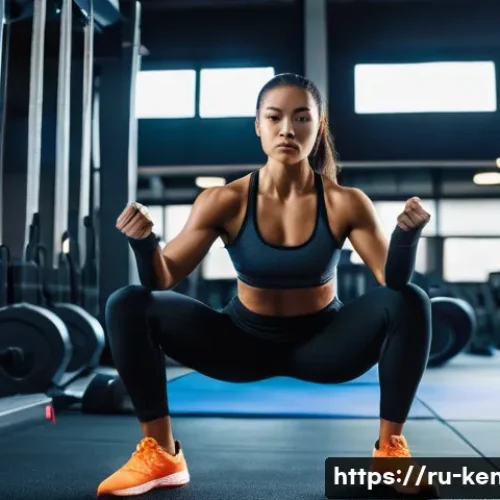 Home 17 검도 국제 대회 참가 팁 - **A focused female kendo practitioner engaged in intense physical training.** She is wearing modern ...